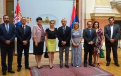 23 July 2015 The delegation of the Parliamentary Friendship Group with the Sovereign Military Order of Malta and Ambassador of the Sovereign Military Order of Malta in Serbia